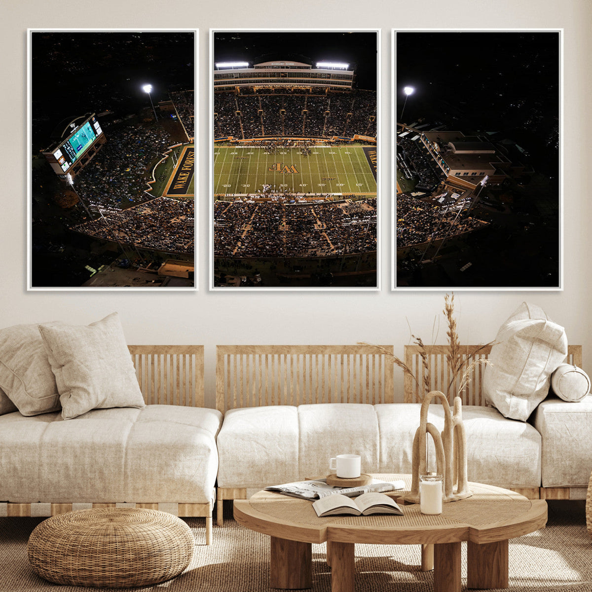 Wake Forest University Demon Deacons Canvas Printi, Football