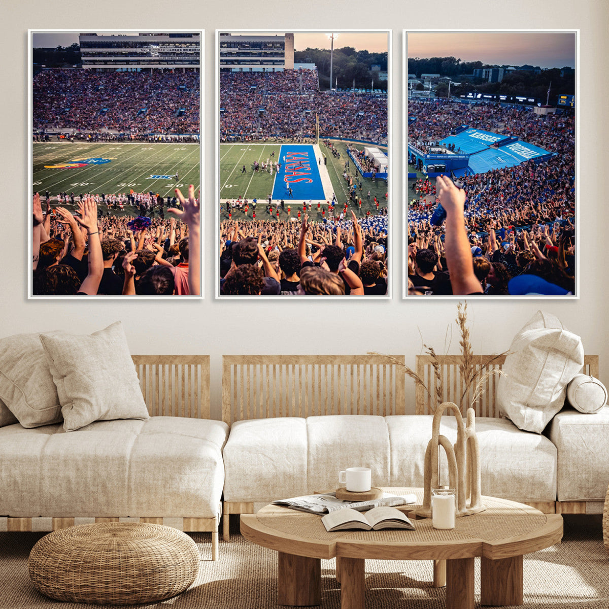 University of Kansas Jayhawks Football Team Art Print -