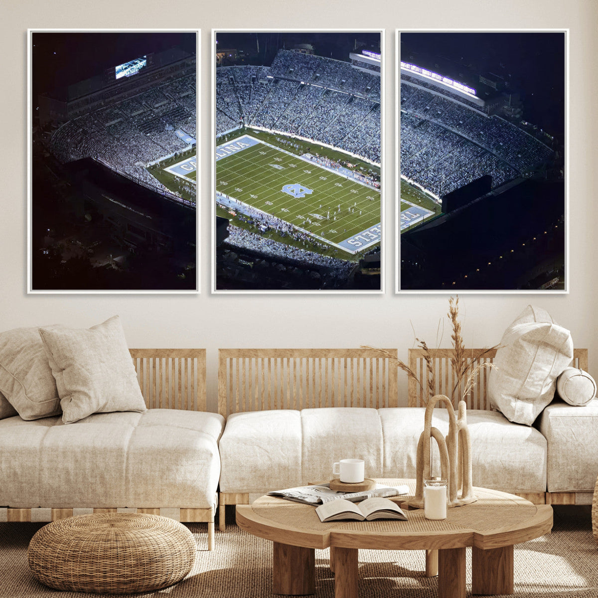 University of North Carolina Tar Heels Football Team Print -