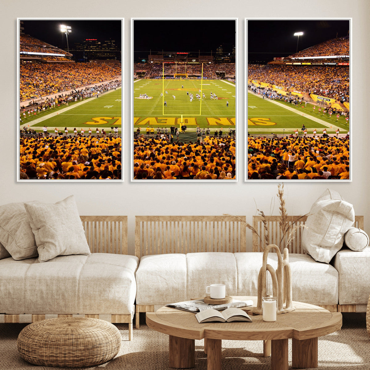 ASU Sun Devils Football Team Print - Phoenix Mountain
