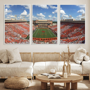 Oklahoma State Cowboys Football Team Print - Stillwater