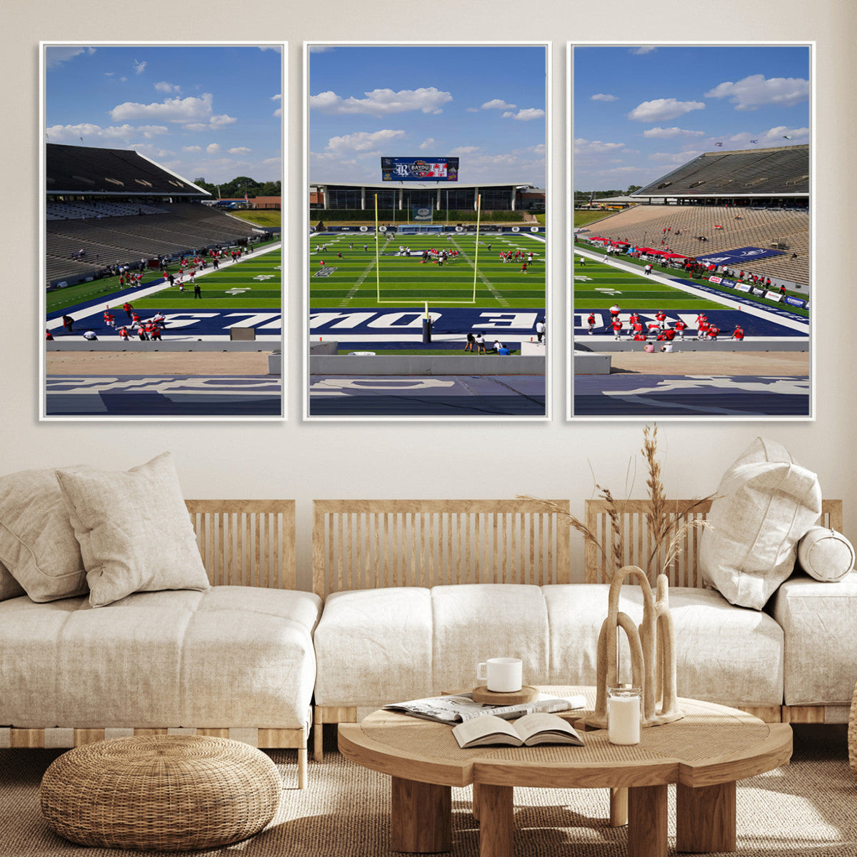 Rice University Owls Football Team Print - Houston Rice