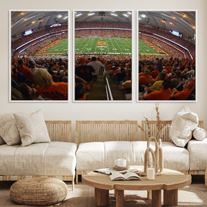Syracuse University Orange Football Canvas Print, Football