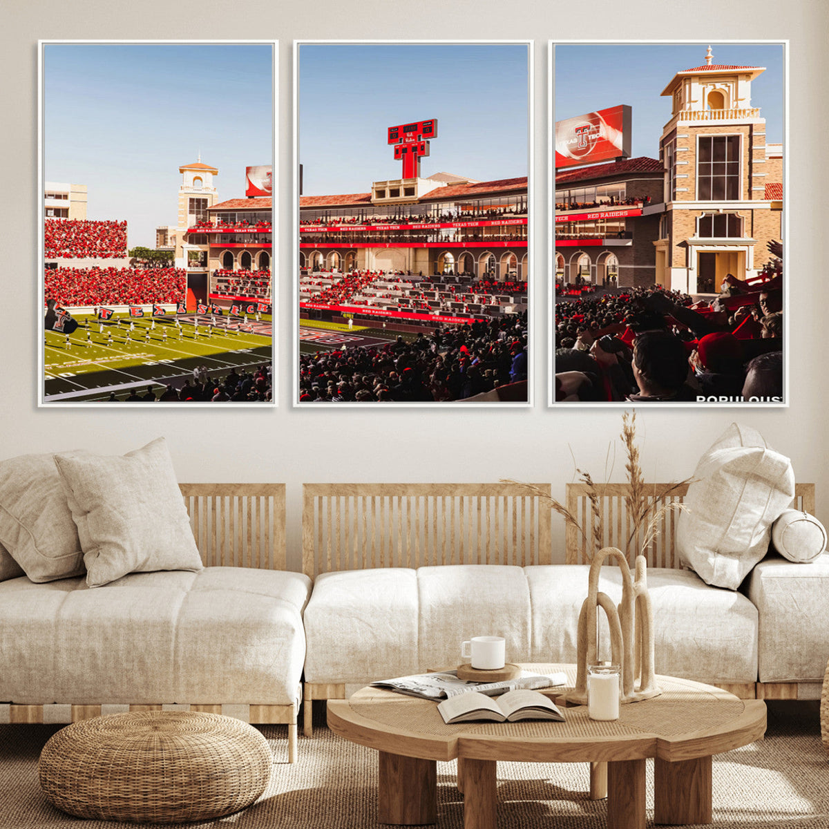 Jones AT&T Stadium Texas Tech Red Raiders Wall Art | Large