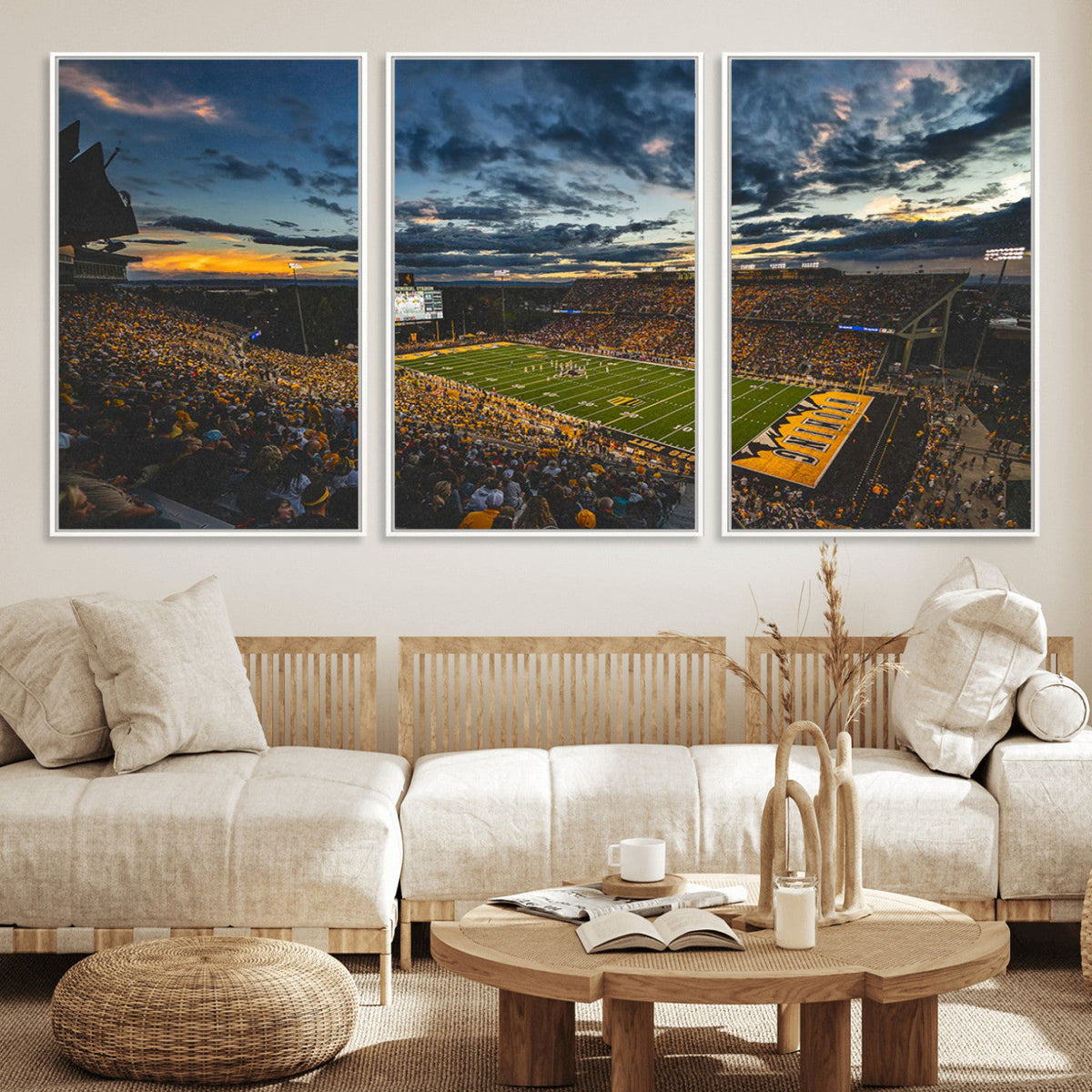 University of Wyoming Cowboys Football Team Print - Laramie