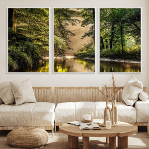 Forest Wall Art Print | River Landscape Wall Art | Perfect