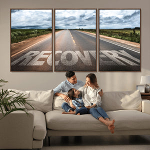 Recovery Road Wall Art Canvas Print