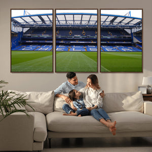 Chelsea FC Soccer Team Print - Stamford Bridge Stadium Wall
