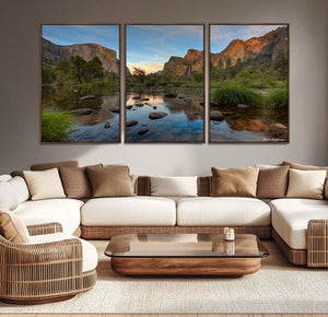 Yosemite Valley Wall Art Canvas Print – Framed El Capitan
