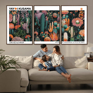 Modern Japanese Wall Art Canvas Print – Framed Abstract