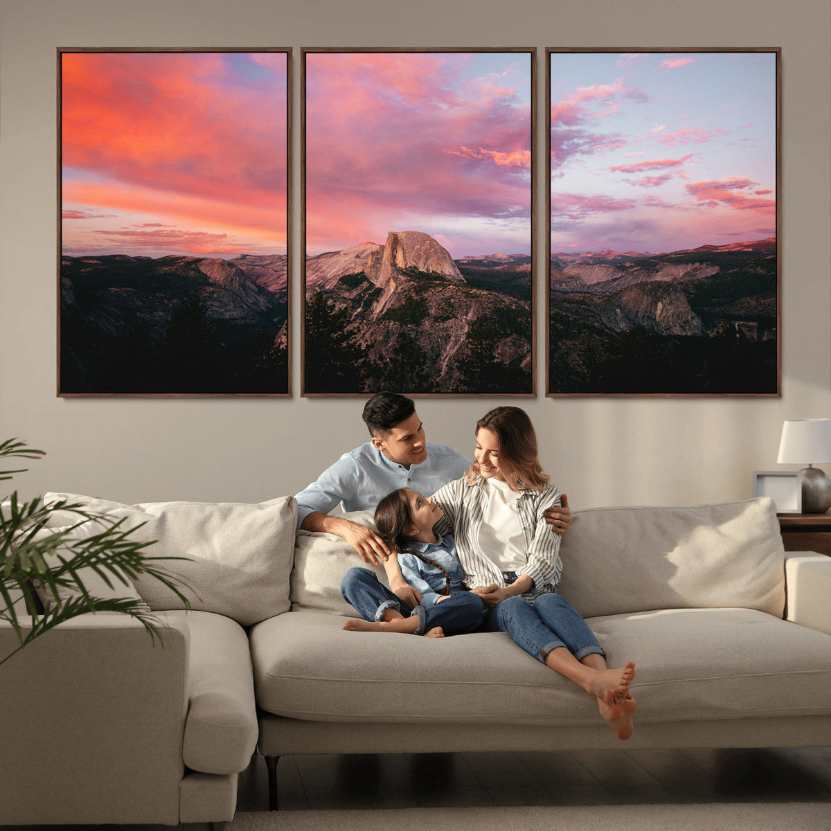 Half Dome Wall Art Canvas Print – Framed Yosemite National