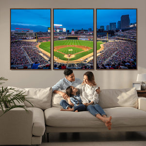 Target Field Stadium Wall Art Canvas Print – Minnesota Twins