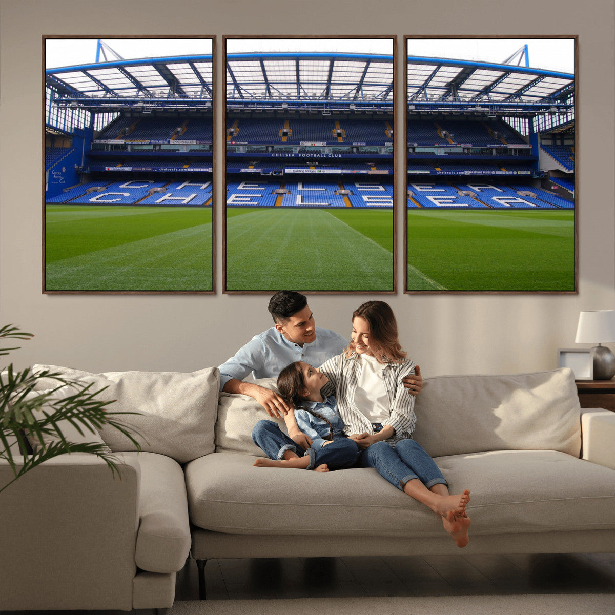 Stamford Bridge Chelsea Football Stadium Canvas Wall Art