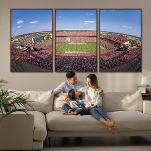William Brice Stadium Wall Art Canvas Print – Stadium Crowd