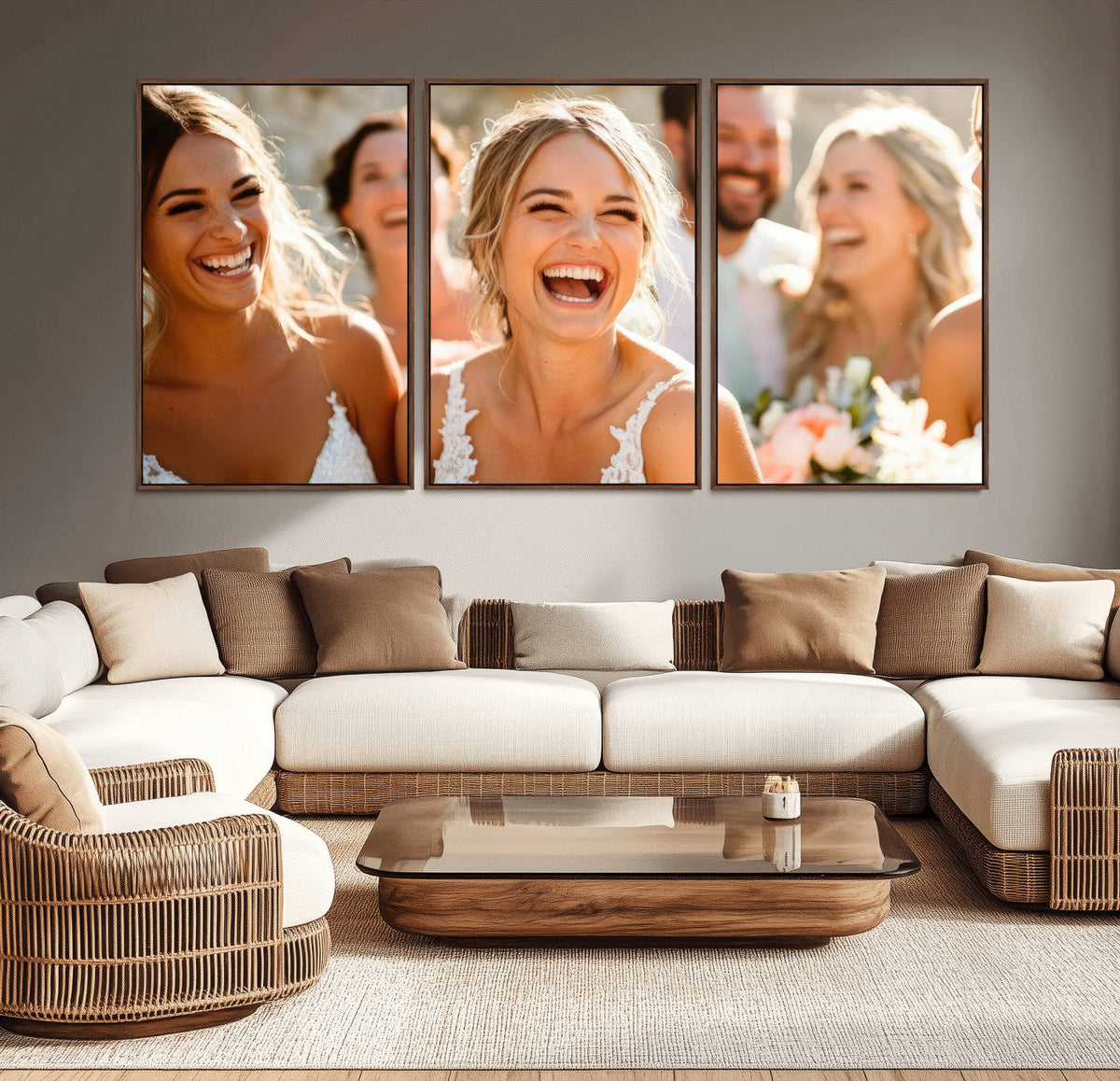 Custom Canvas Print, Personalized Photo Wall Art Unique