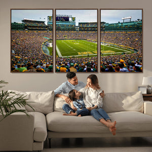 Green Bay Packers Lambeau Field Stadium Wall Art Canvas