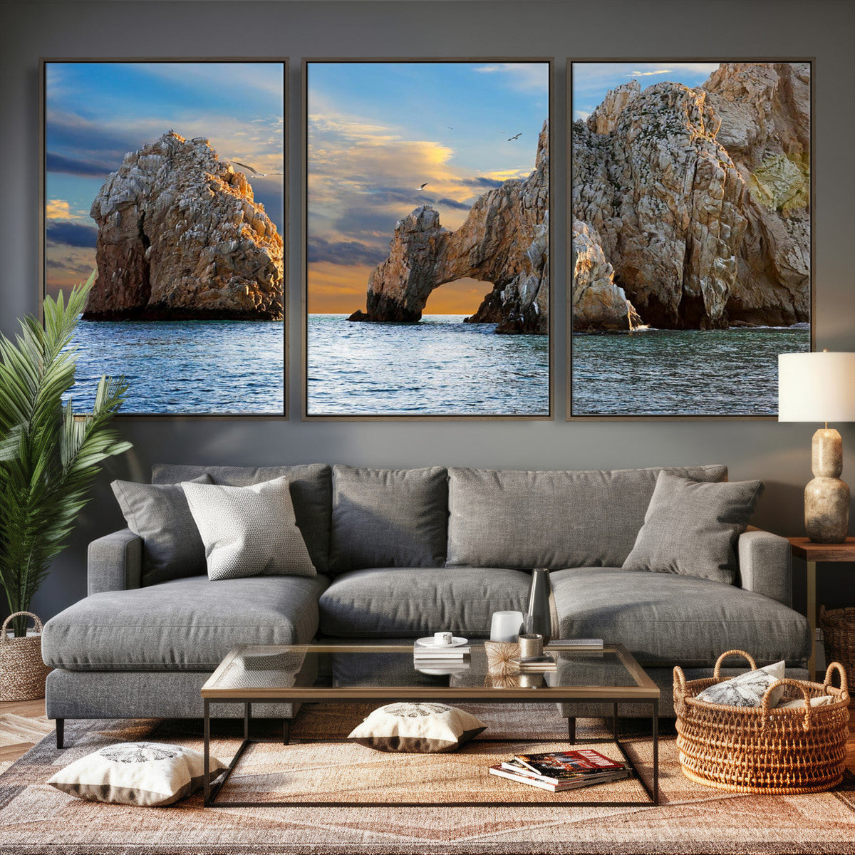 The Arch Cabo San Lucas Ocean Arch Wall Art Canvas Print,