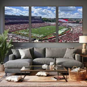 Georgia Bulldogs Stadium Wall Art Canvas Print, Sanford