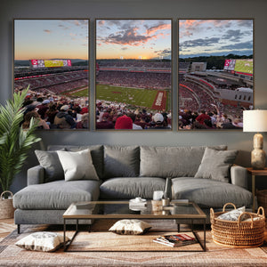 Donald W. Reynolds Razorback Stadium Wall Art Canvas Print –
