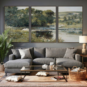 Edward Mitchell Bannister Streamside Wall Art Canvas Print