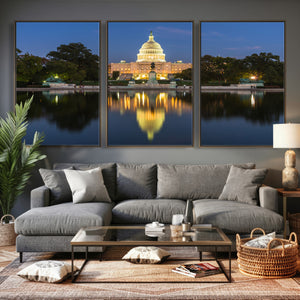 US Capitol Building Wall Art Canvas Print – Washington DC