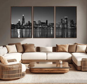 Chicago Wall Art Canvas Print