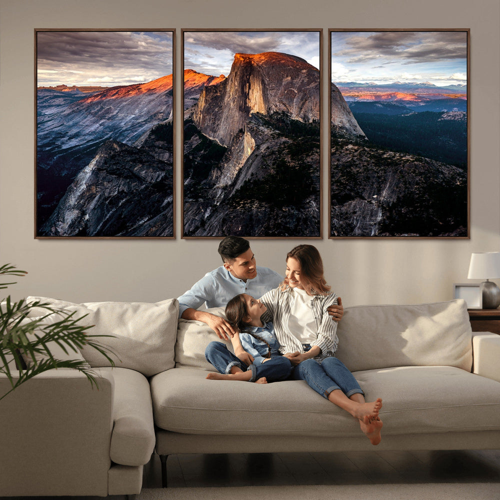 Half Dome Yosemite Wall Art – Majestic Mountain Landscape