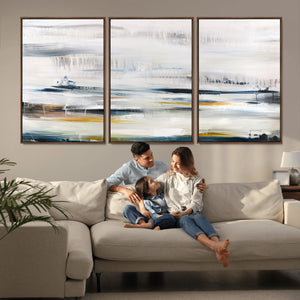 Soft Color Abstract Canvas Print