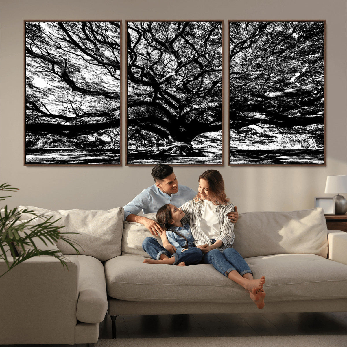 Mighty Angel Oak Wall Art | Angel Oak Tree Art Print