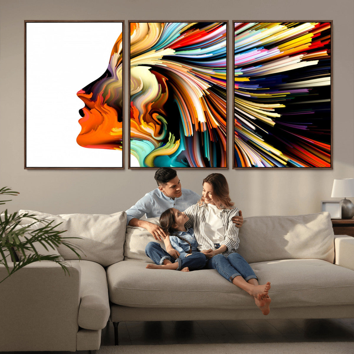 Profile Colors Canvas Print