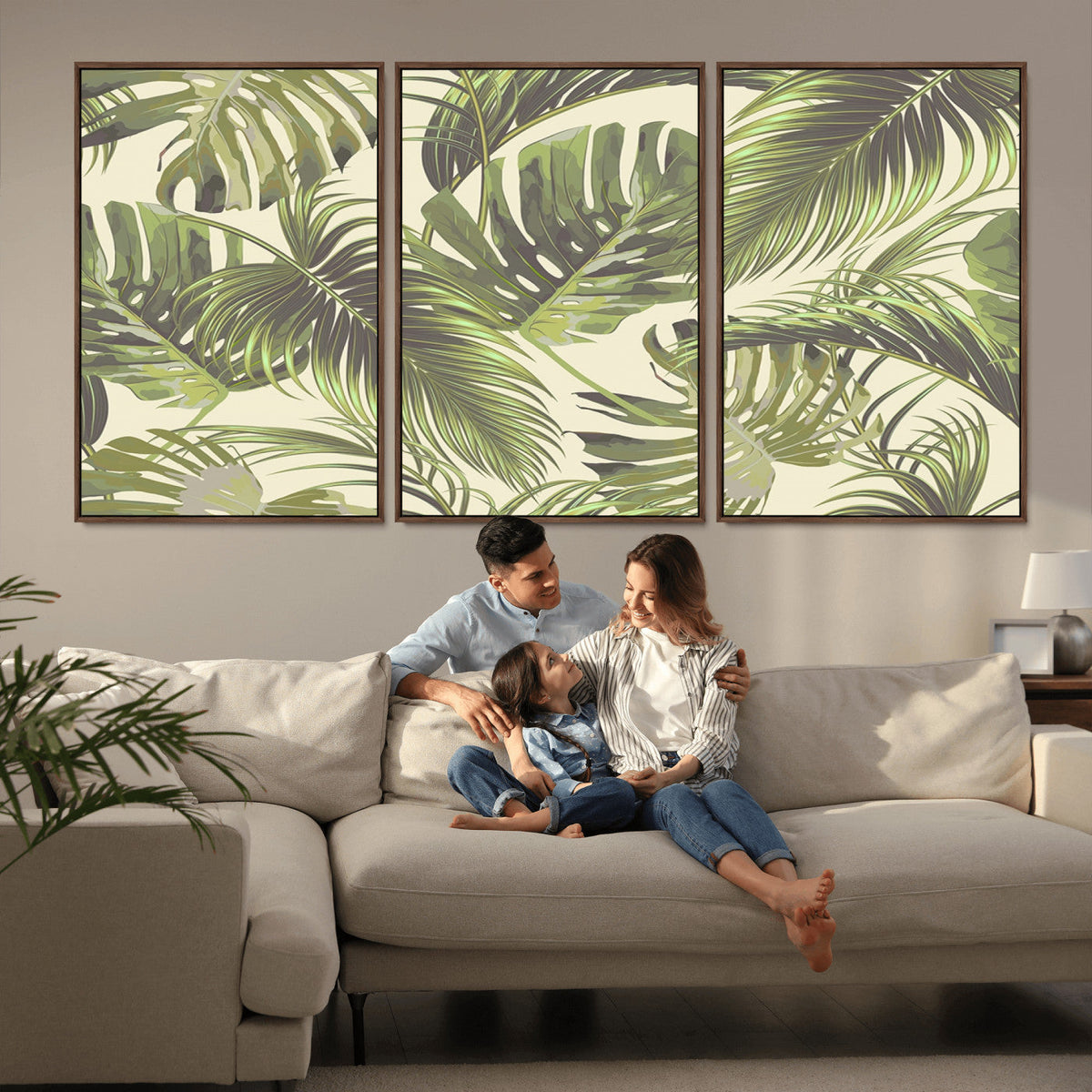 Palm Leaves Canvas Print