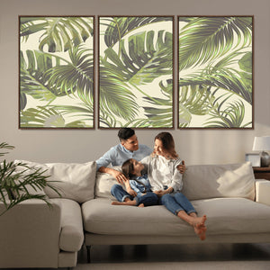 Palm Leaves Canvas Print