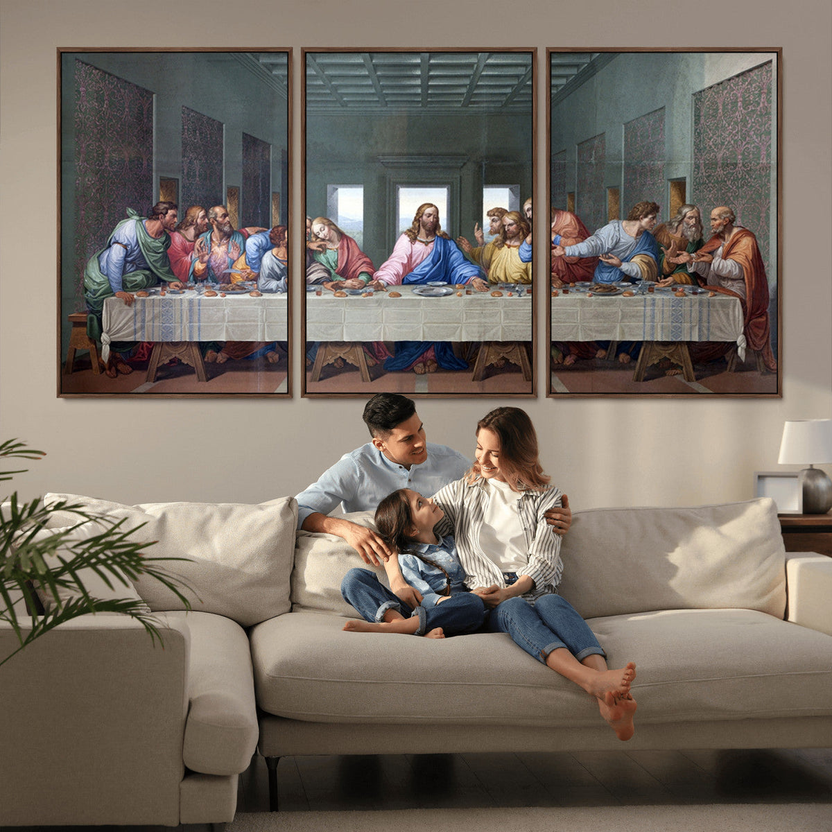 The Last Supper Multi Panel Canvas Wall Art