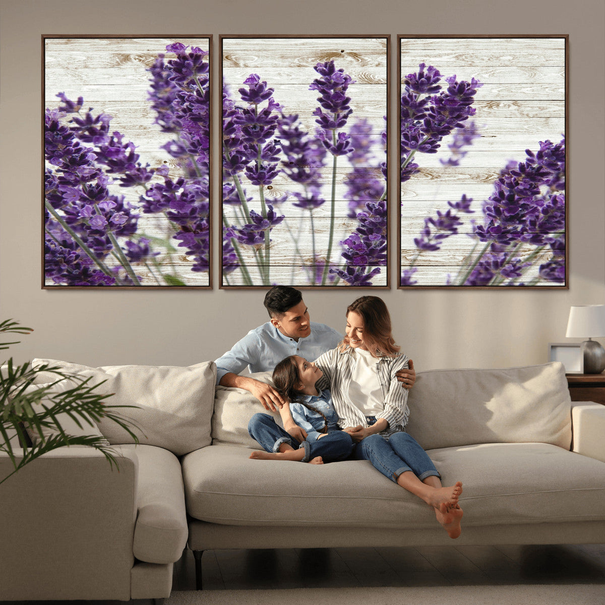 Lavender Herb Wall Art Canvas Print