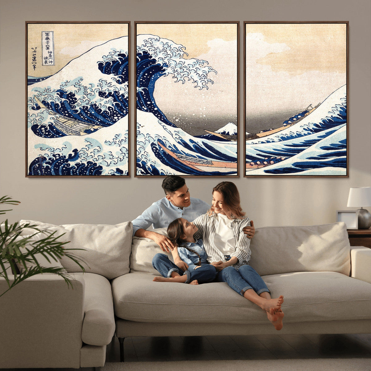 Hokusai: The Breaking Wave off Kanagawa Canvas Print