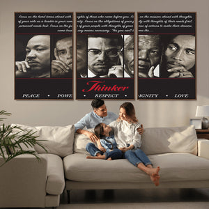 Thinkers of Wall Art Canvas Print - Inspirational Wall Art