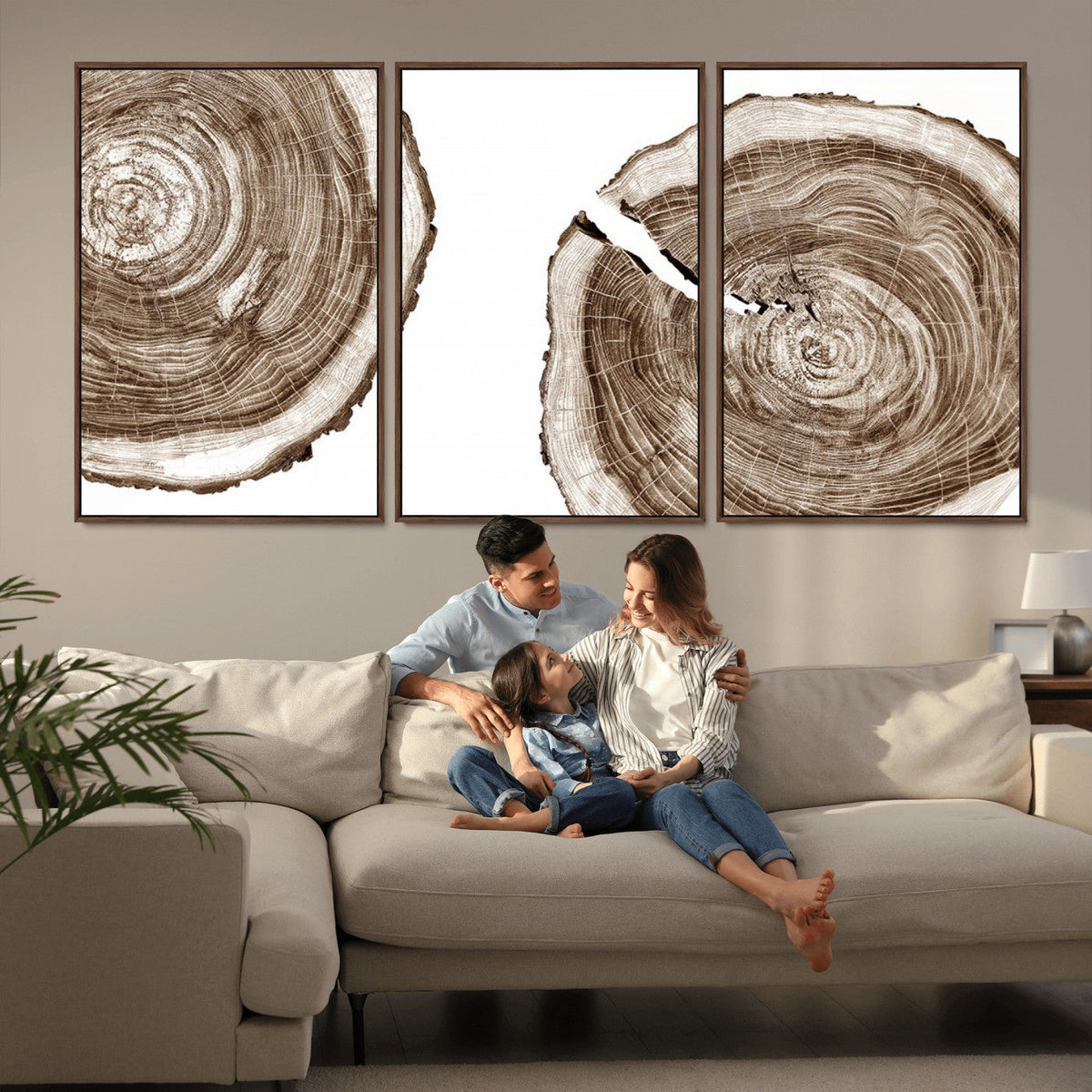 Wood Tree Ring Wall Art Canvas Prints, Tree Rings –
