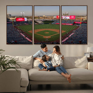 Los Angeles Angels Baseball Canvas Print - Anaheim Angel