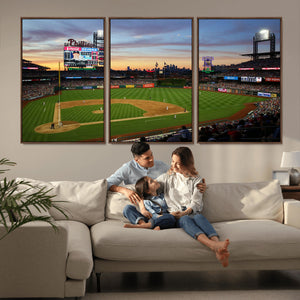 Citizens Bank Park Philadelphia Phillies Wall Art Canvas |