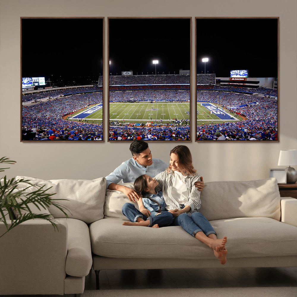 Buffalo Bills Wall Art - Buffalo Bills Stadium Canvas Print,