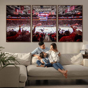 Carolina Hurricanes Ice Hockey Stadium Wall Art, Carolina