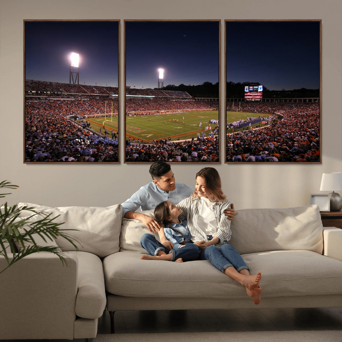 Virginia Cavaliers Football Team Print - Charlottesville