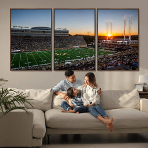 Demon Deacons Football Team Print Canvas- Winston-Salem
