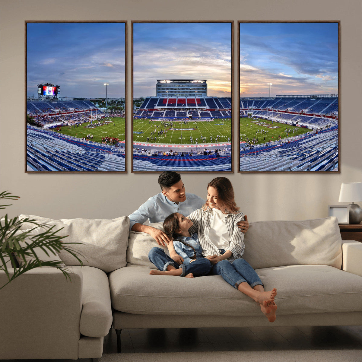 Florida Atlantic University Owls Football Team Print - Boca