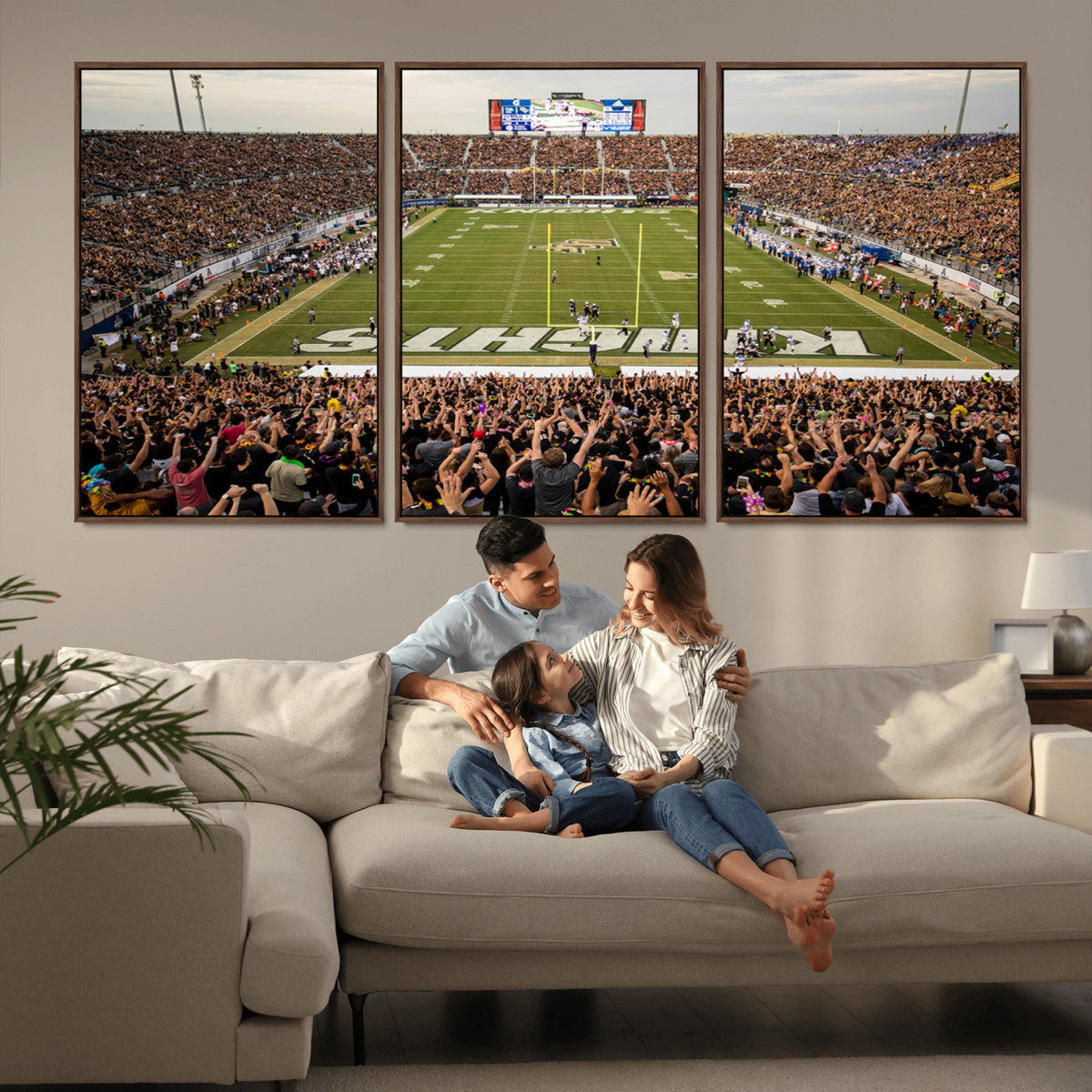 UCF Knights Football Team Print - Orlando FBC Mortgage