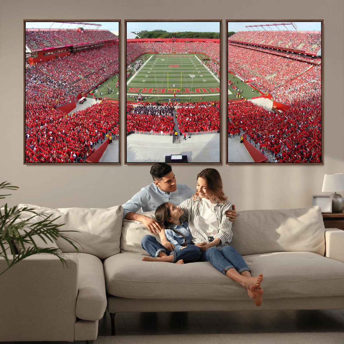 Rutgers Scarlet Knights Football Team Print - Piscataway SHI