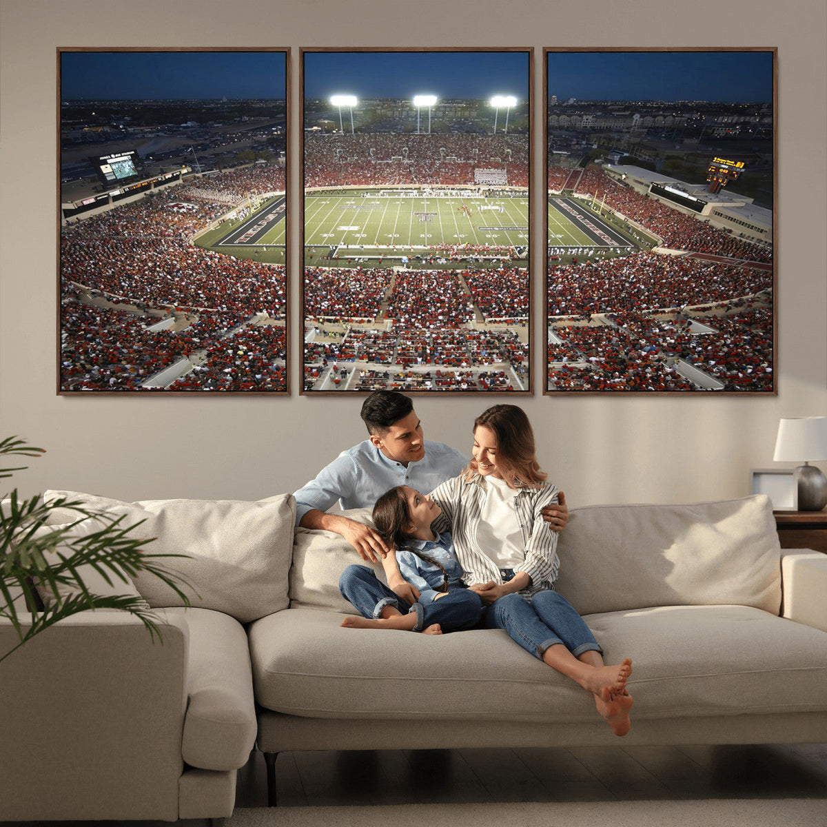 Texas Tech Red Raiders Football Team Print - Lubbock Jones