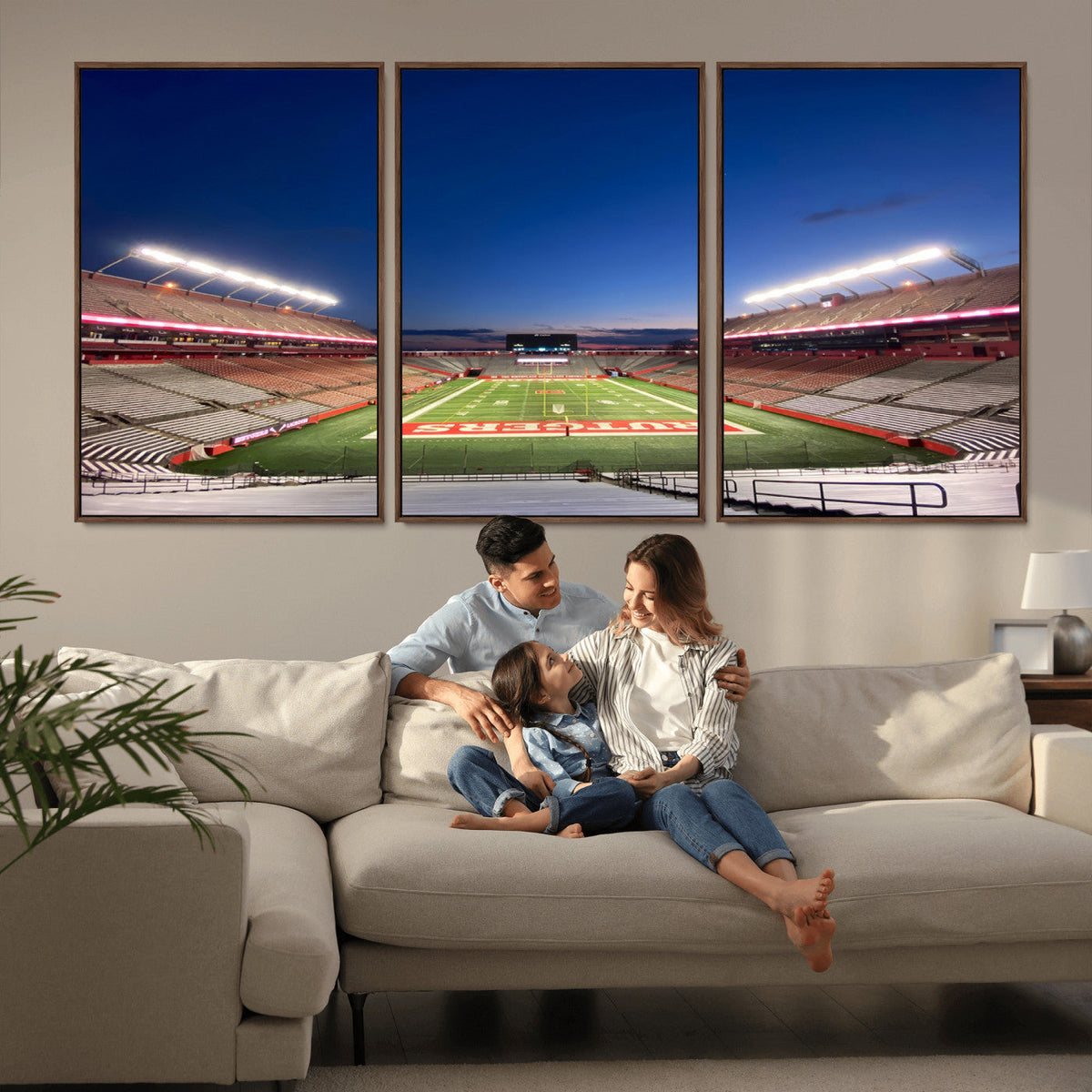 Rutgers Scarlet Knights Football Team Print - Piscataway SHI