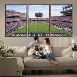 TCU Horned Frogs Football Team Print - Fort Worth Amon G.