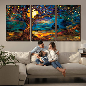 Tree of Life Wall Art - Yggdrasil Tree of Life Canvas Print